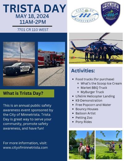 flyer for Trista Day 2024